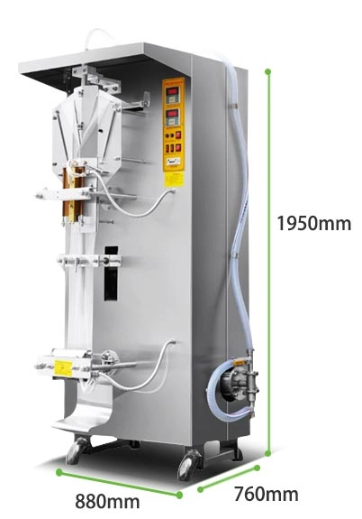 Automatic Vertical Liquid Pouch Sachet Machine for Liquid and Cream ...